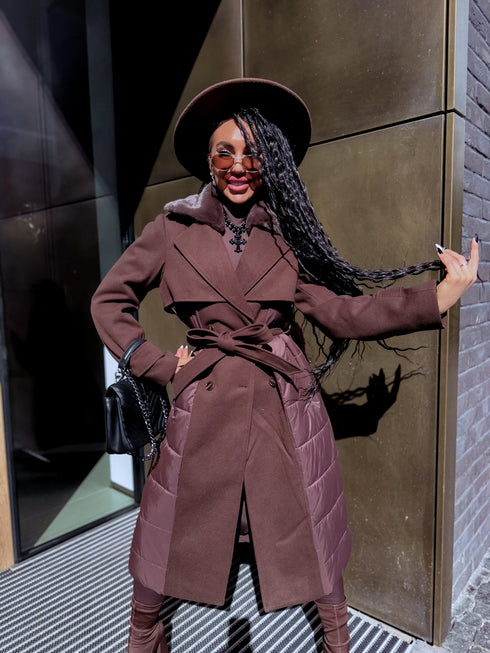 Coat "KOMBINĀCIJA HK30" – Choco
